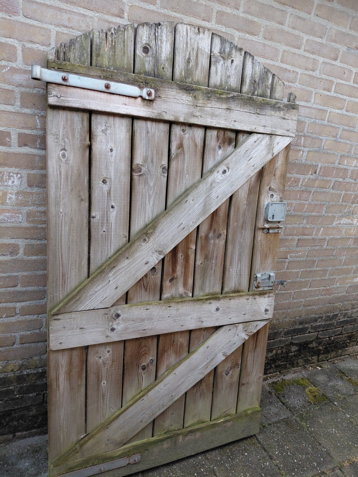 Gratis: houten poort, Ophalen, Gebruikt, 150 tot 200 cm