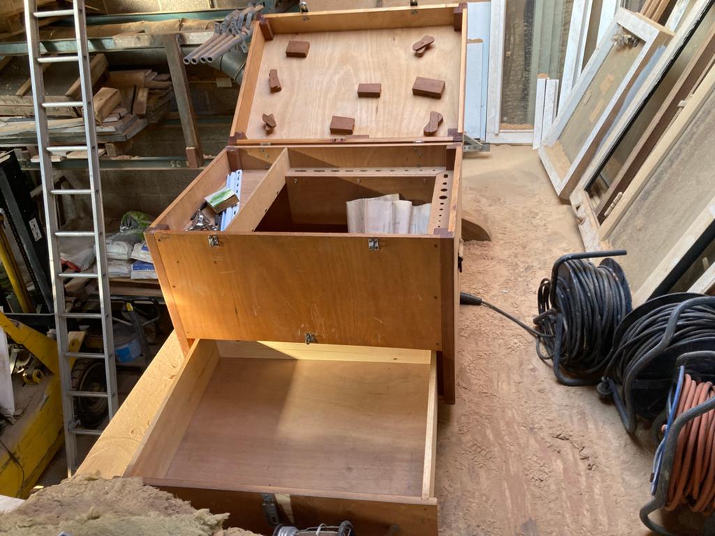 Gereedschap opbergbox, Ophalen of Verzenden, Zo goed als nieuw, Minder dan 50 cm, Minder dan 50 cm