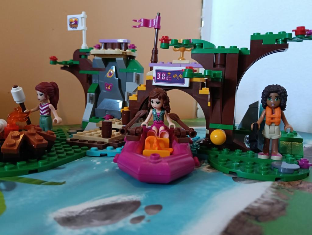 LEGO Friends Avonturenkamp Raften (41121) & boogschieten, Compleet, Gebruikt, Lego, Friends