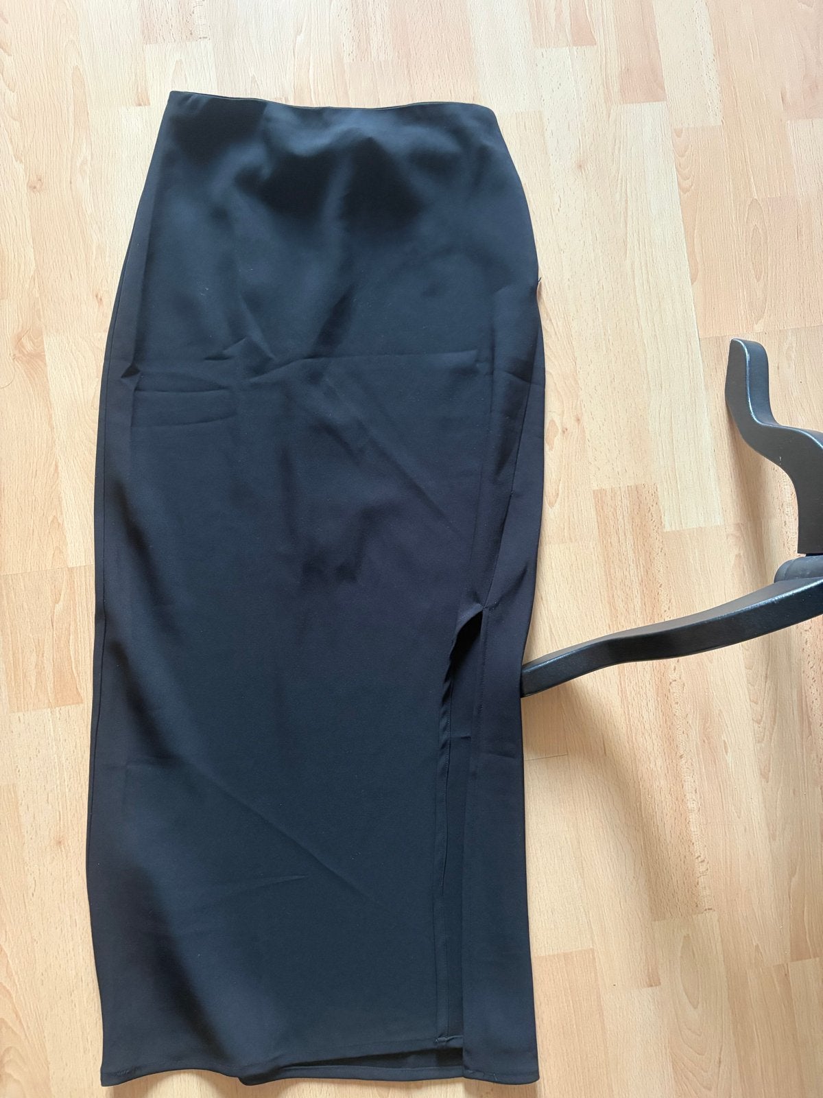 Zwarte IVY NAI midi rok met split, Zwart, Ophalen of Verzenden, Zo goed als nieuw, Maat 36 (S)