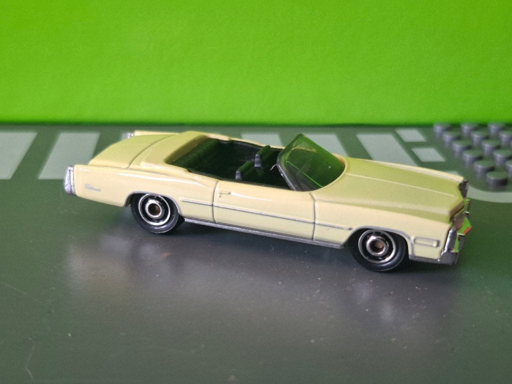 Matchbox - 1975 Cadillac Eldorado [geel] 1/64, Ophalen of Verzenden, Gebruikt, Auto
