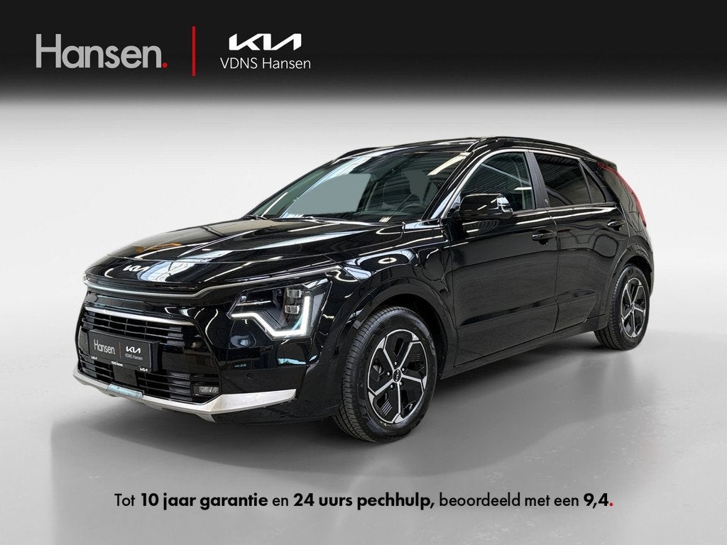 Kia Niro 1.6 GDi PHEV ExecutiveLine I Schuifdak I Leder I Me, Auto's, Gebruikt, Euro 6, Zwart, Bedrijf