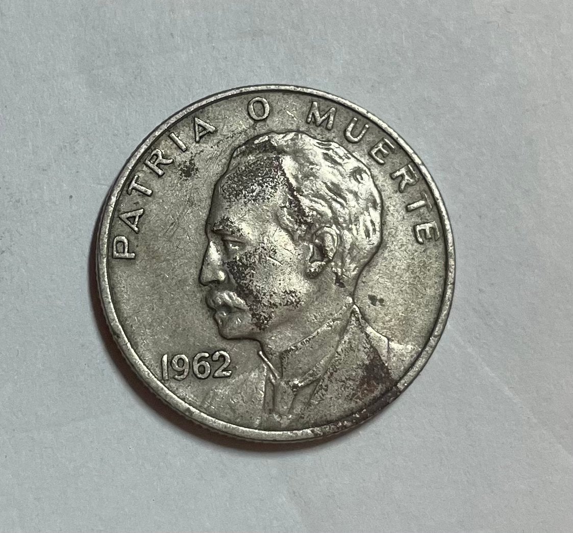20 centavos Cuba 1962, Postzegels en Munten, Munten | Amerika, Ophalen of Verzenden, Midden-Amerika