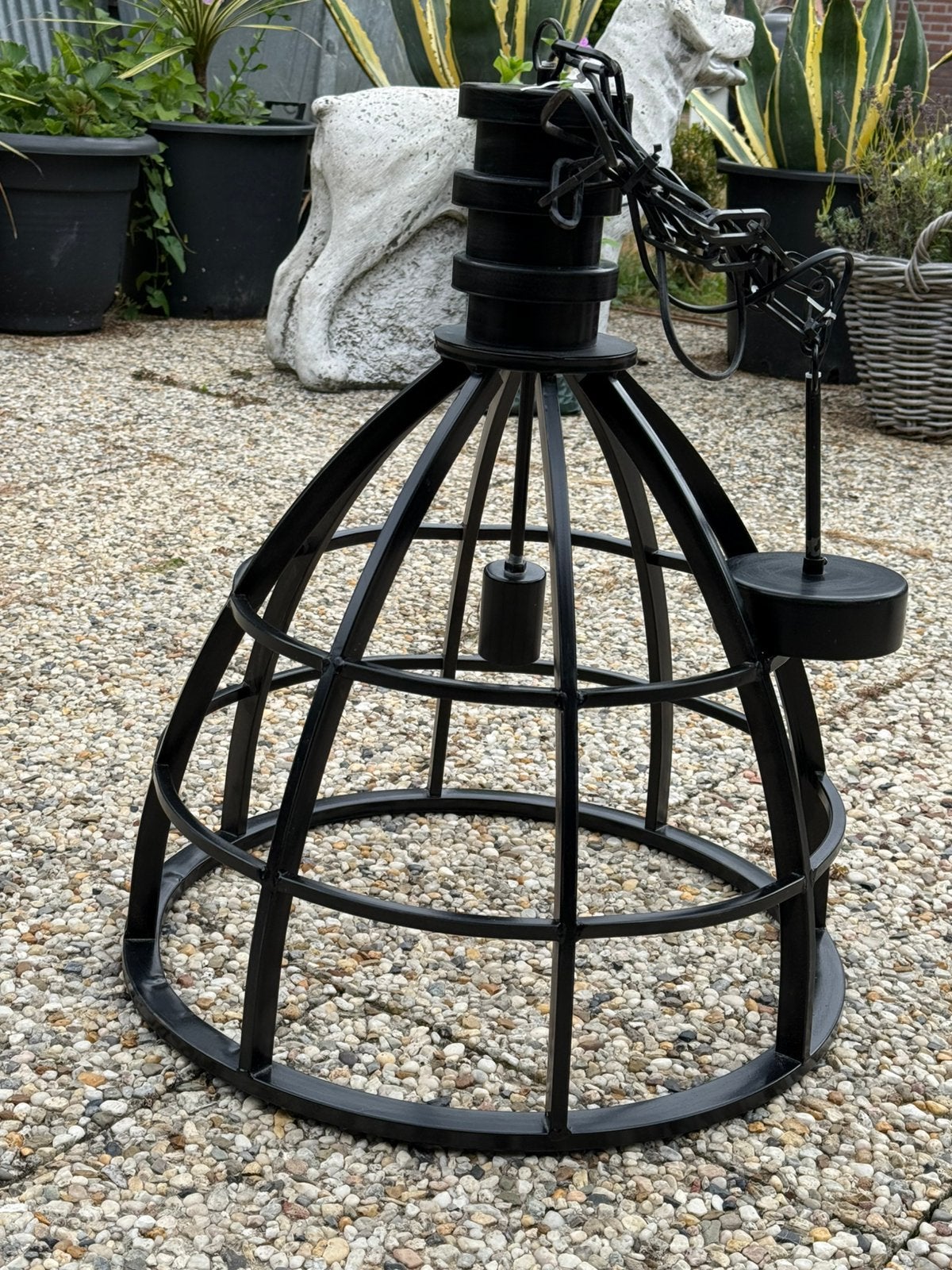 Prachtige industriële hanglamp van Riverdale, Huis en Inrichting, Ophalen of Verzenden, Zo goed als nieuw, Metaal
