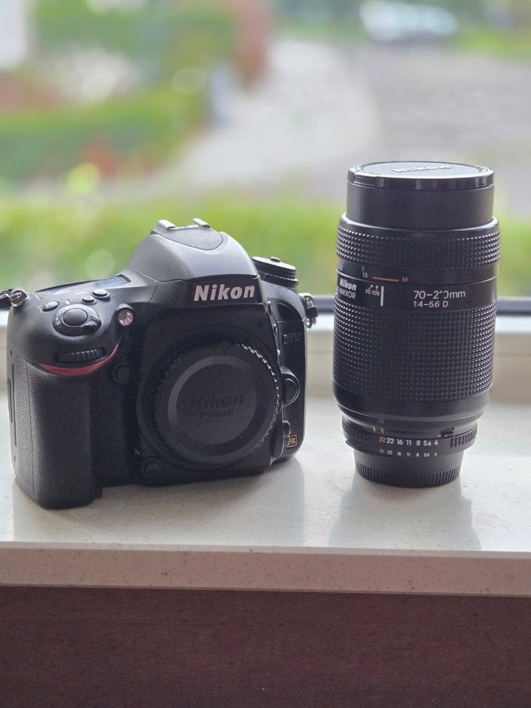 Nikon D610 + 70-210mm 4-5.6, Ingebouwde flitser, Gebruikt, Spiegelreflex, Ophalen of Verzenden