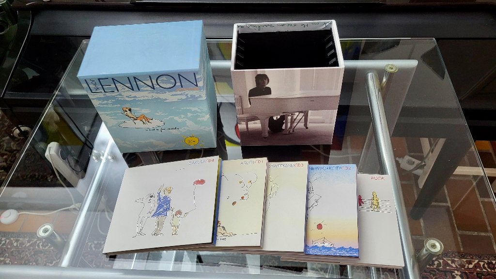 John Lennon Anthology - Luxe 4 cd's BOX set + boek, Cd's en Dvd's, Ophalen of Verzenden, Zo goed als nieuw