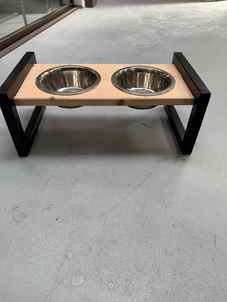 Voerbak huisdier  - Dubbele Voerbak hond - Hondenvoer bakjes, Ophalen of Verzenden, Nieuw