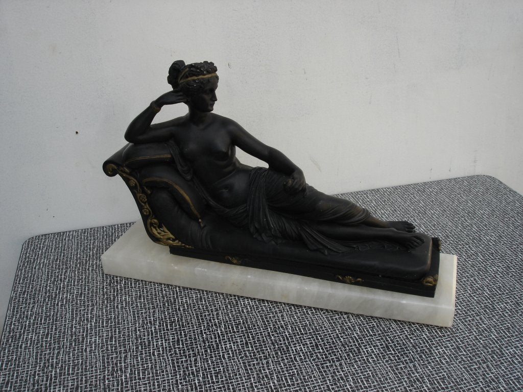 TWEE Klassieke beelden G. Ruggeri Italy jaren 60, Antiek en Kunst, Ophalen of Verzenden, 20 - 50 cm, Overige materialen, Beeld
