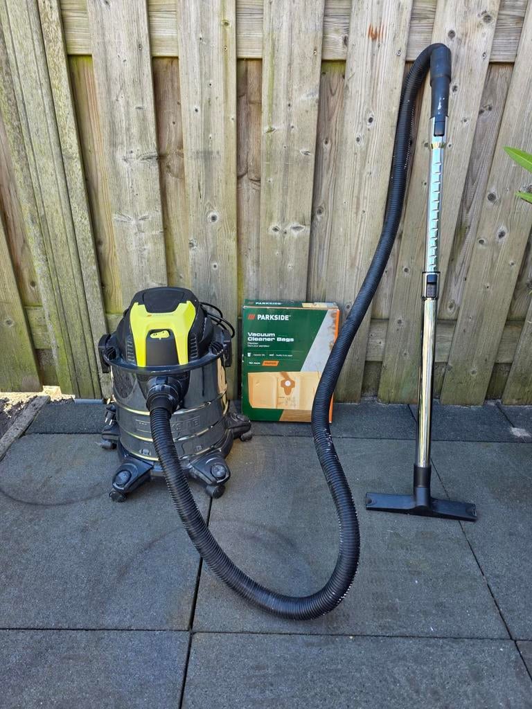 Parkside nat en droog stofzuiger, Witgoed en Apparatuur, Ophalen, Stofzak, 1200 tot 1600 watt