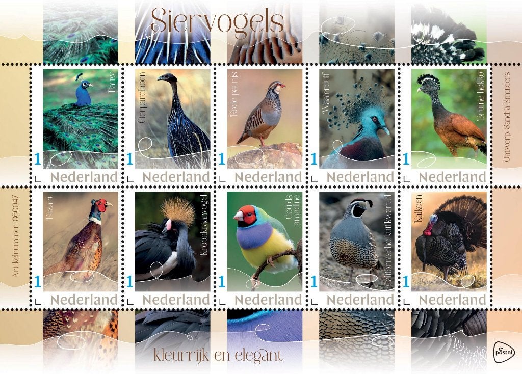 Jaar 2026 NVPH nnb Siervogels, kleurrijk en elegant., Ophalen of Verzenden, Na 1940, Postfris