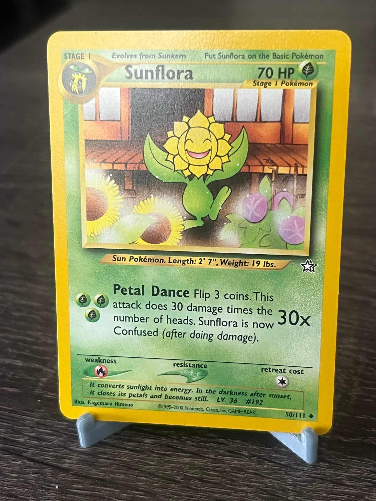 Sunflora (50/111) - Neo Genesis - NM, Ophalen of Verzenden, Zo goed als nieuw, Losse kaart