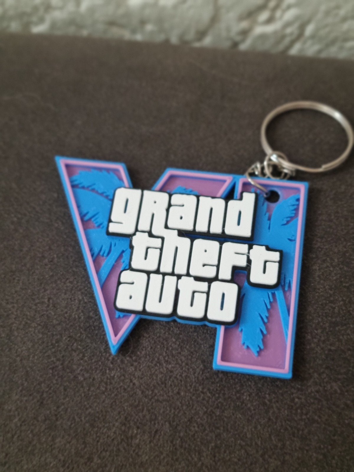 op GTA geïnspireerde sleutelhanger, Ophalen of Verzenden, Nieuw