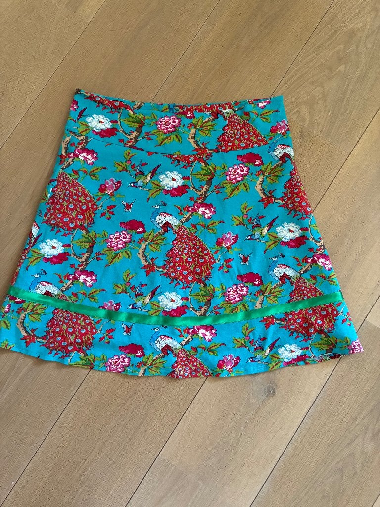Rok turkoois Lien en Giel XL, Blauw, Maat 42/44 (L), Ophalen of Verzenden, Zo goed als nieuw