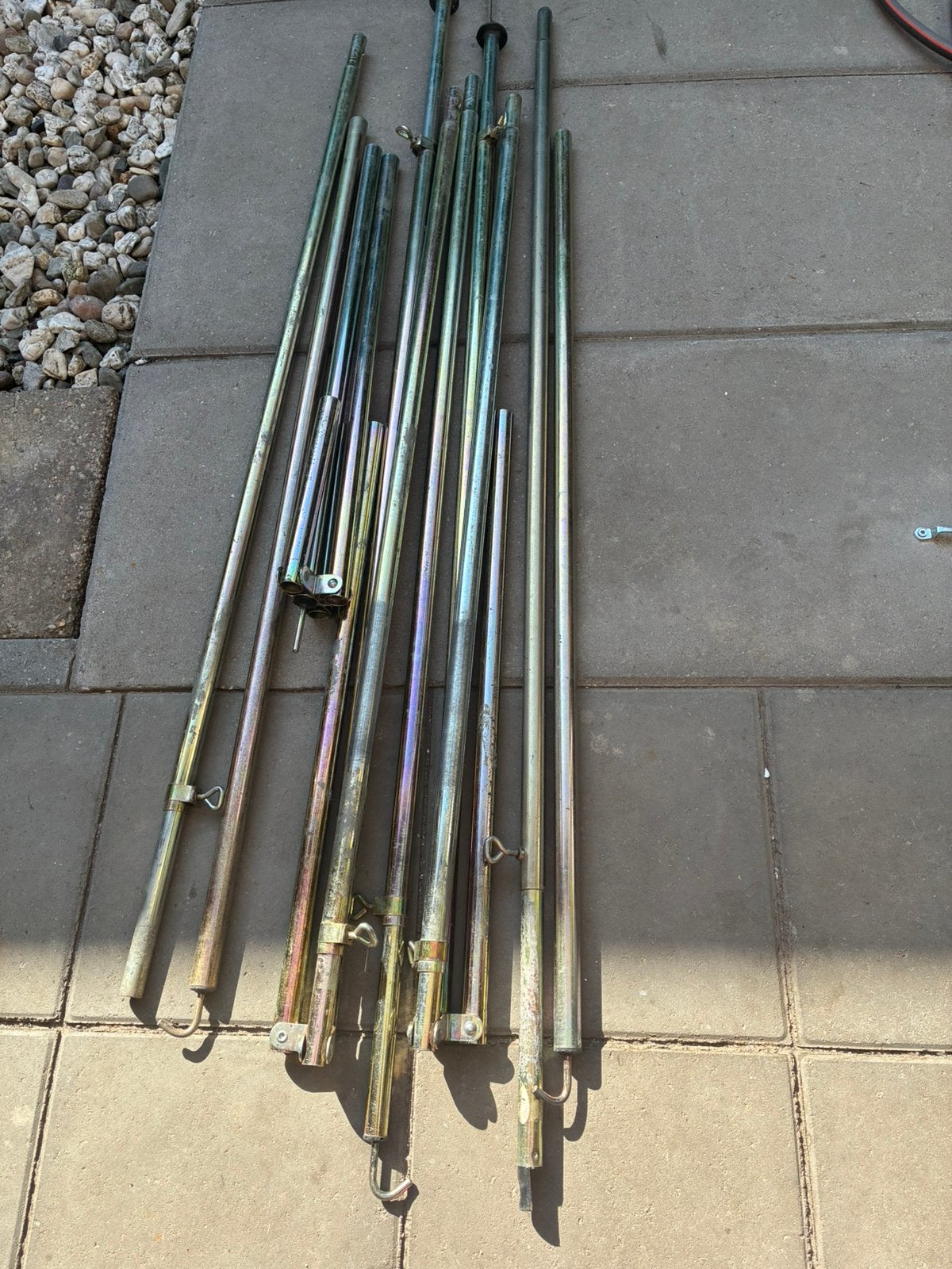 Te koop voortent met frame, Ophalen, Gebruikt