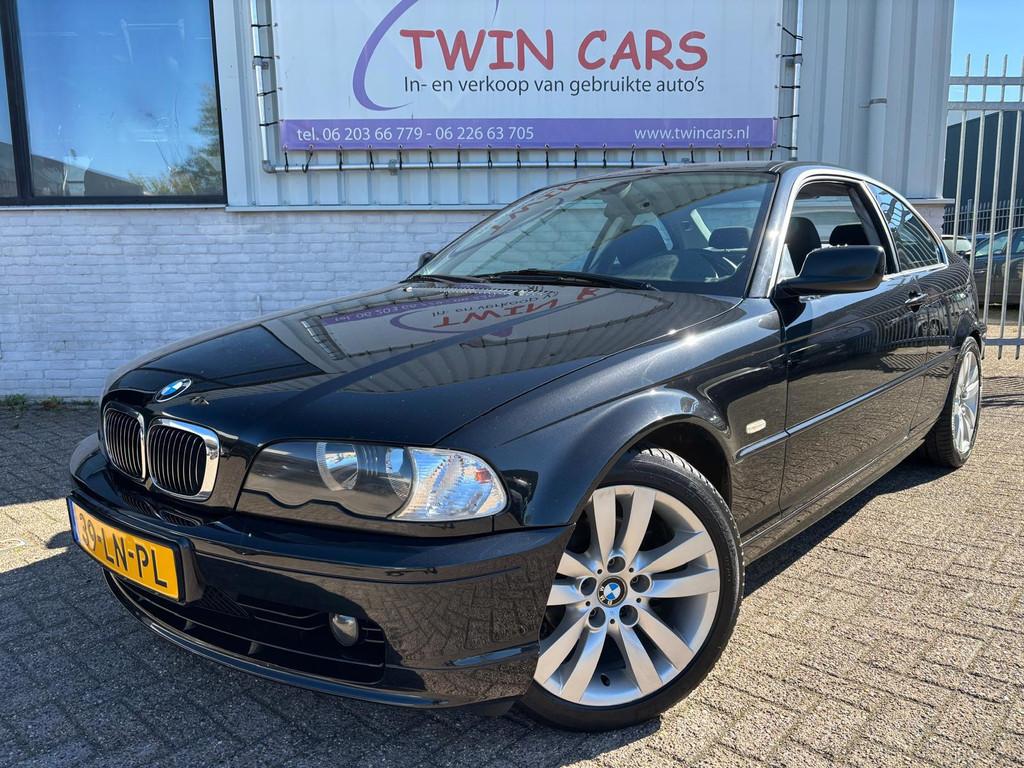 BMW 3-serie Coupé 320Ci Executive, Auto's, 2171 cc, Gebruikt, Zwart, Handgeschakeld