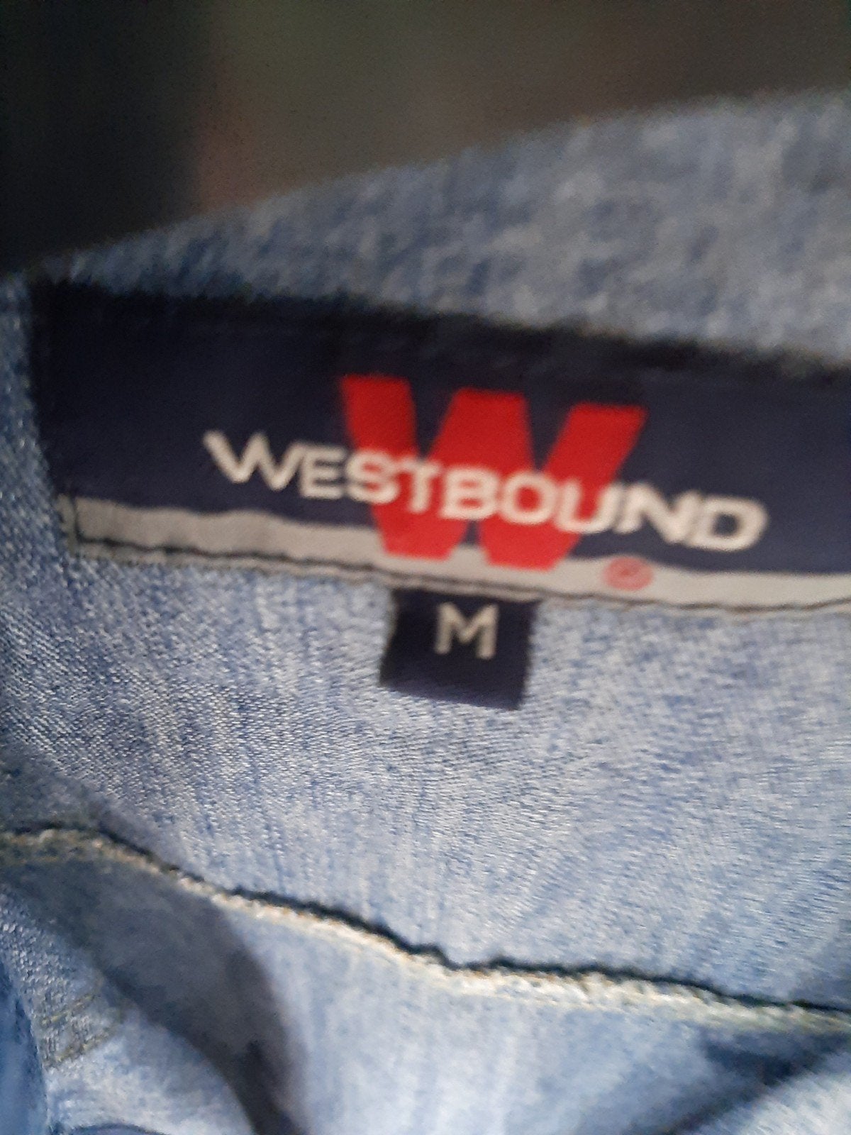 Westbound spijkerblouse maat M, Ophalen of Verzenden, Gedragen, Westbound