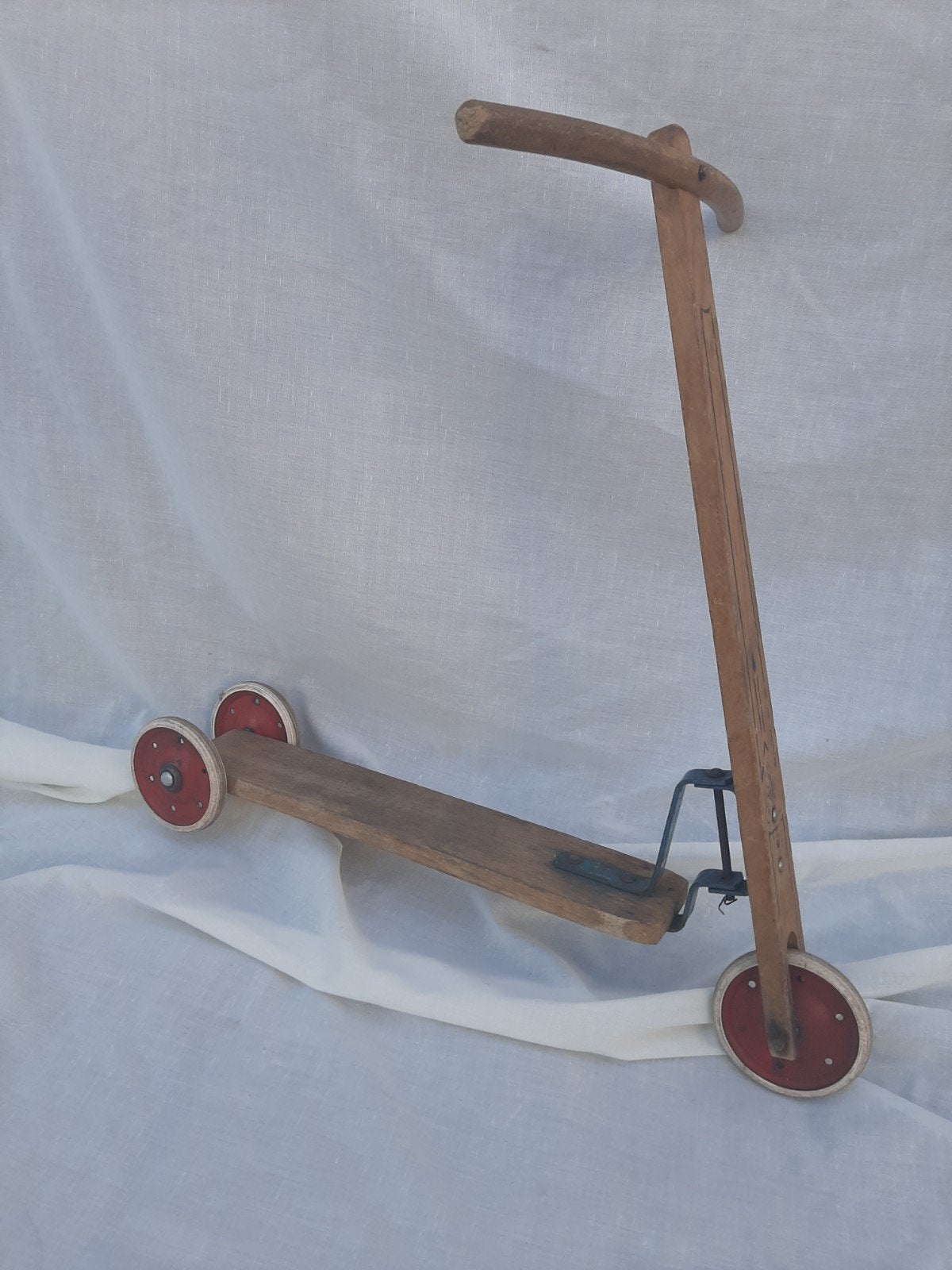 oude houten stepje ( decoratie), Ophalen of Verzenden