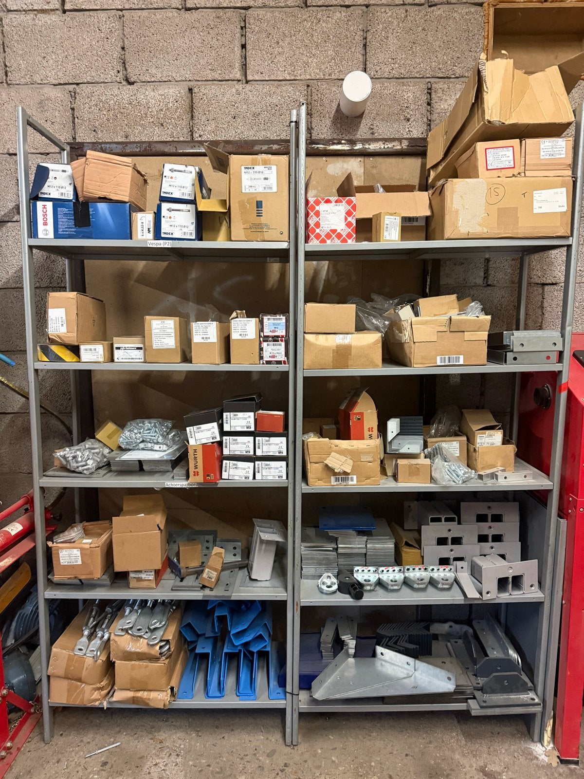 Diverse Bevestigingsmaterialen: Schroeven, Bouten, Pluggen, Ophalen of Verzenden, Gebruikt, Minder dan 50 mm, Bouten of Moeren