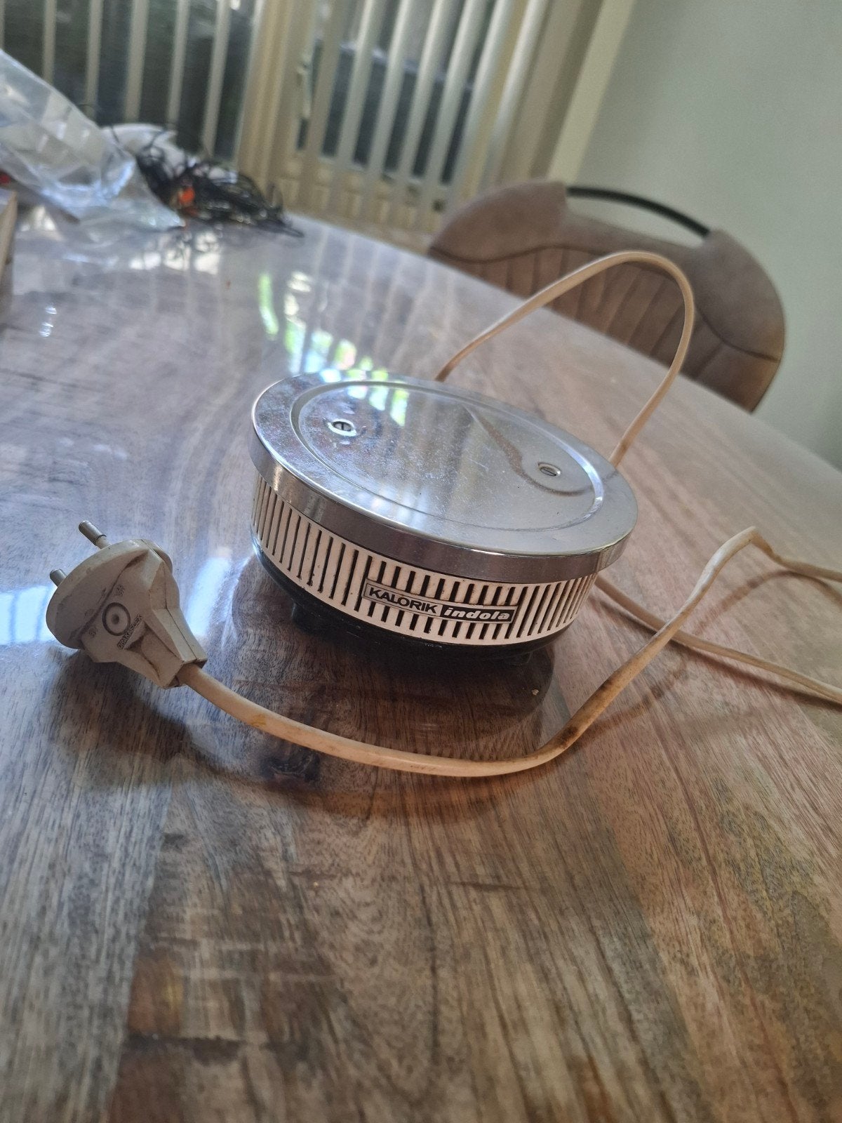 Vintage elektrisch theelichtje - Kalorik Indola, Ophalen of Verzenden
