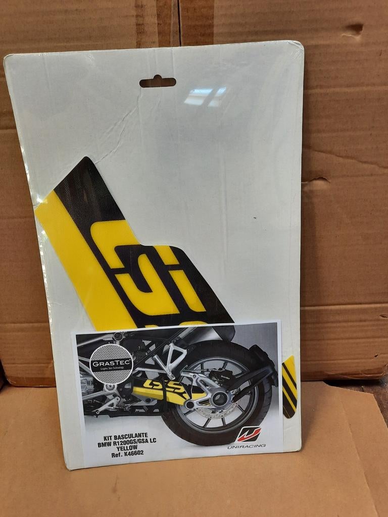 Uniracing GS Basculante Sticker Kit BMW R1200GS LC Geel, Ophalen of Verzenden