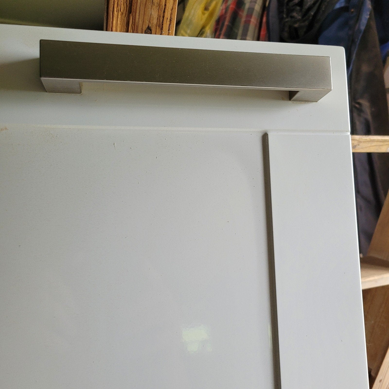 4 rvs  keuken handgrepen mat, Ophalen of Verzenden, Minder dan 25 cm, Minder dan 50 cm, Minder dan 100 cm