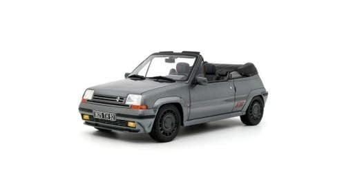 Renault 5 GT Turbo Cabriolet Gris 1995 / 1:18 / Ottomobile, Rue de L' Ecusson 2, 56120 Josselin France, Nieuw, Ophalen of Verzenden