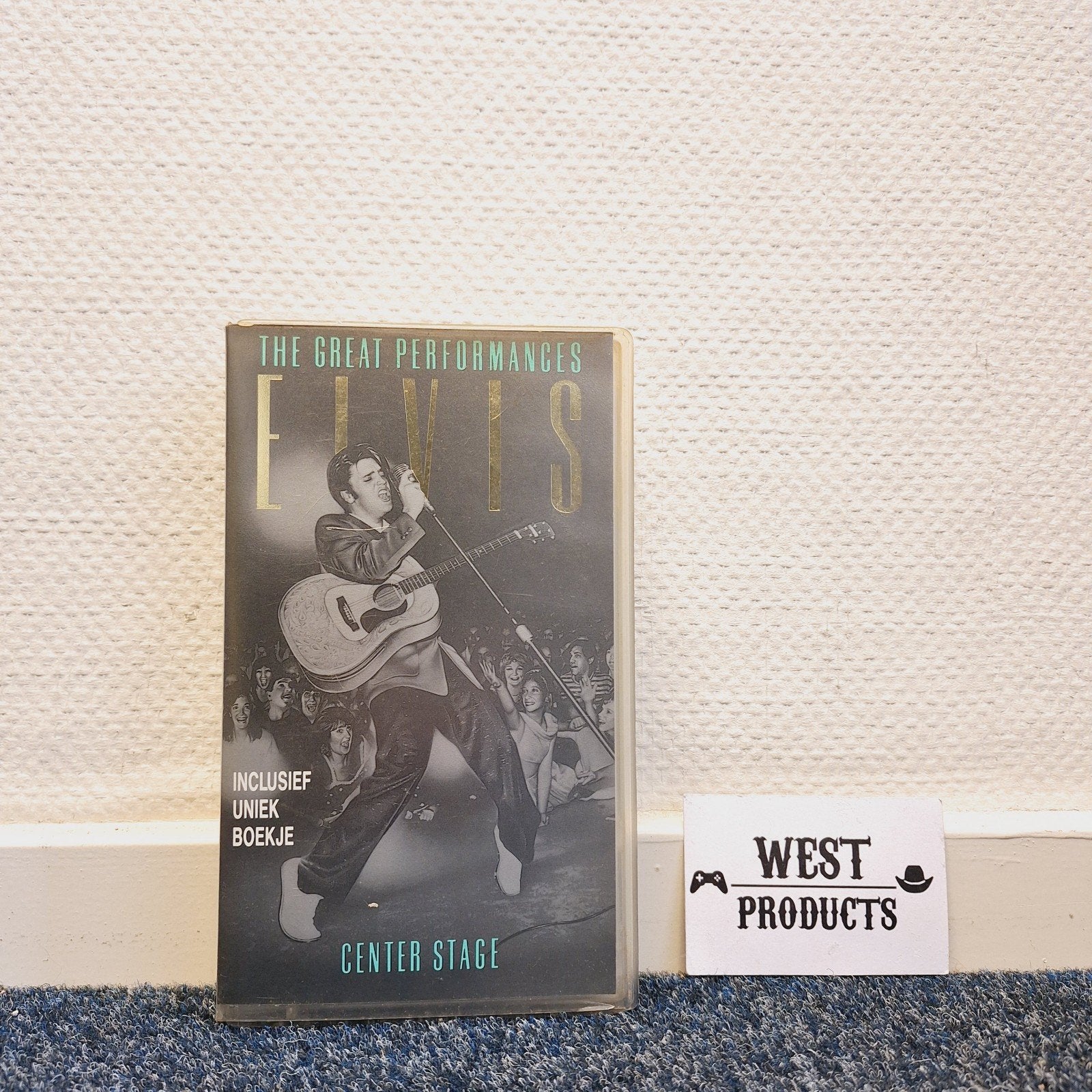 Elvis Presley - The Great Performances - Center Stage - VHS, Gebruikt, Alle leeftijden, Muziek en Concerten, Ophalen of Verzenden