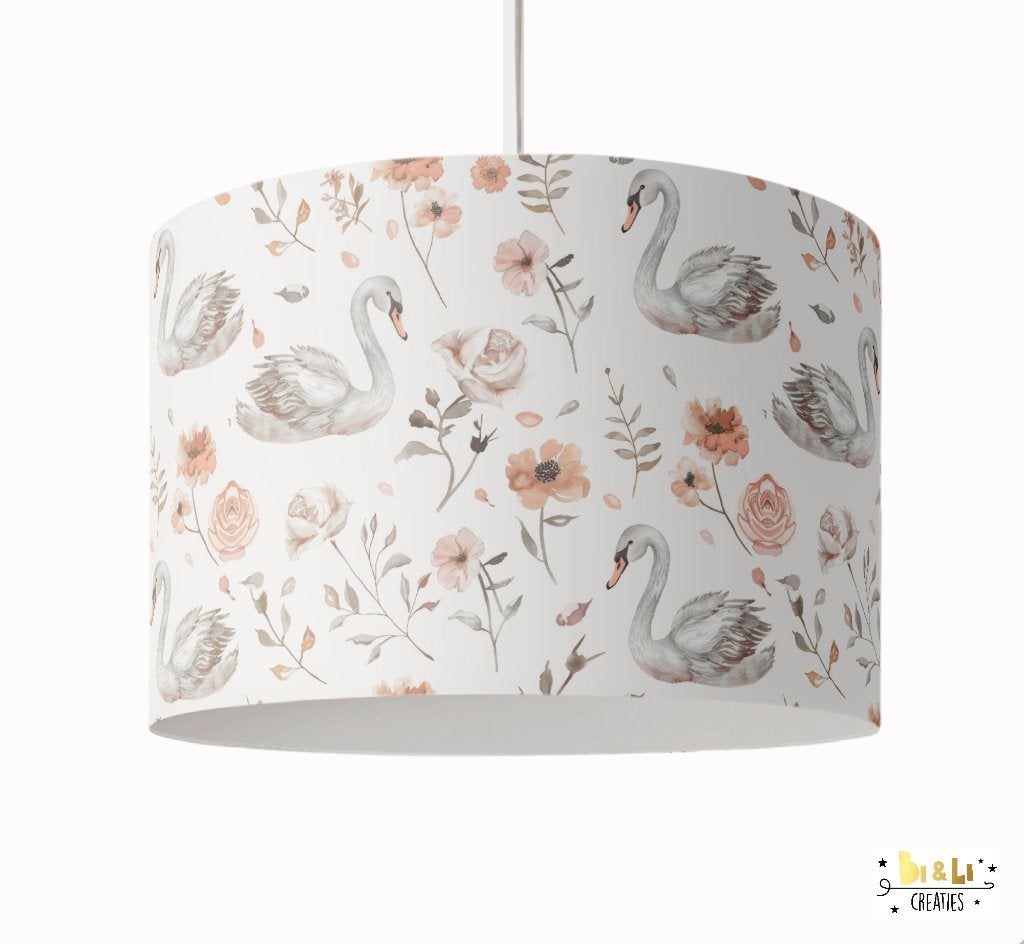 Hanglamp Bloemen en Zwanen Little Dreamzzz, Bi & Li Creaties, Nieuw, Ophalen of Verzenden, Korte Waarder 15 2415 AS Nieuwebrug