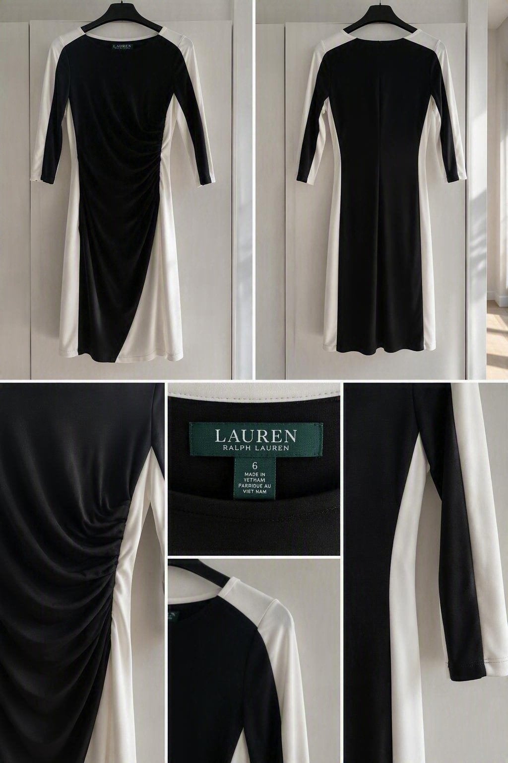Ralph Lauren jurk, Kleding | Dames, Jurken, Maat 38/40 (M), Zwart, Ophalen of Verzenden, Zo goed als nieuw