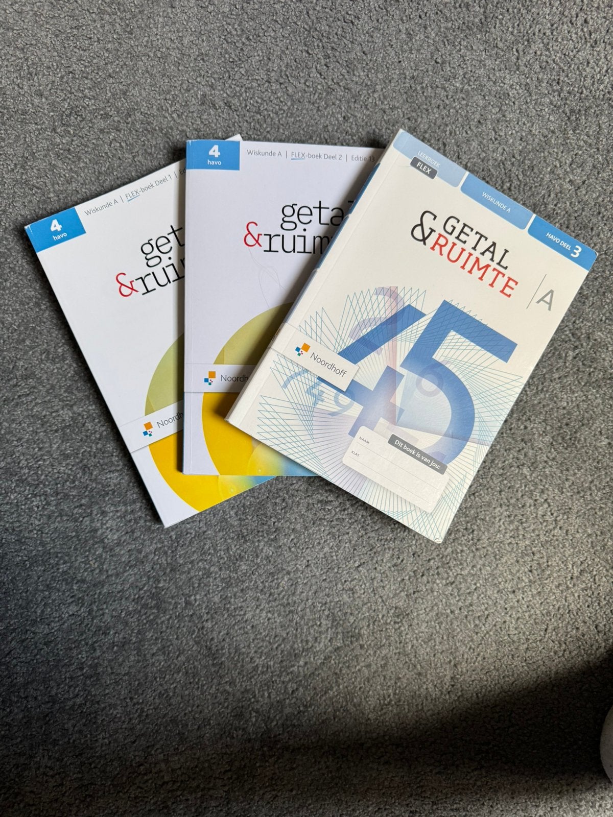 Getal&Ruimte HAVO 3 + HAVO 4 deel 1&2, Boeken, Ophalen of Verzenden, Zo goed als nieuw, Overige niveaus