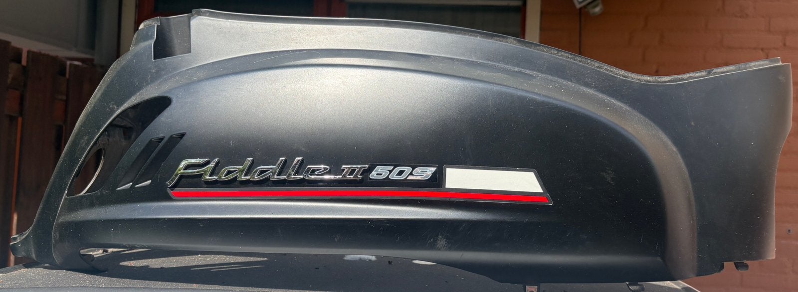 Sym 2 Fiddle tt 50s mat zwart achter kap, Motoren, Tuning en Styling, Ophalen of Verzenden