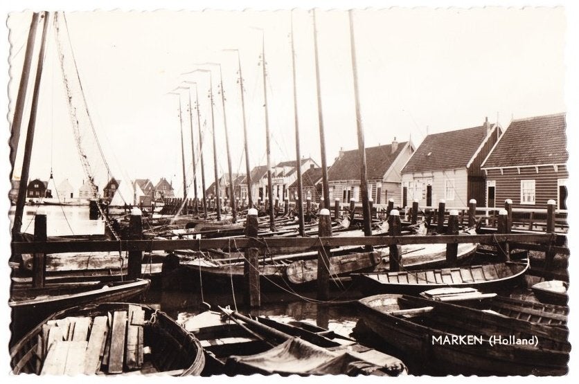 Marken Oude Ongelopen Ansichtkaart (B1842 ), Ophalen of Verzenden, 1920 tot 1940, Ongelopen, Noord-Holland