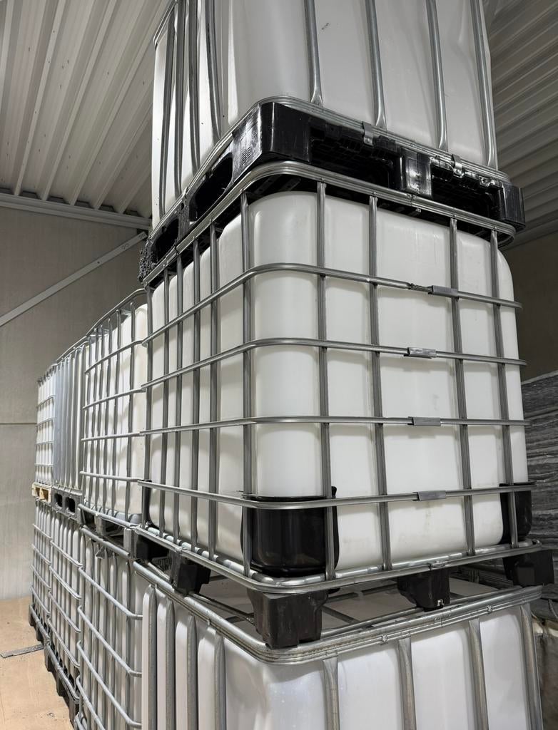 IBC 1000 liter - 1 stuk €35,00 - 7 stuks €210,-, Tuin en Terras, Regentonnen, Ophalen, Overige materialen, Met kraantje, 150 liter of meer