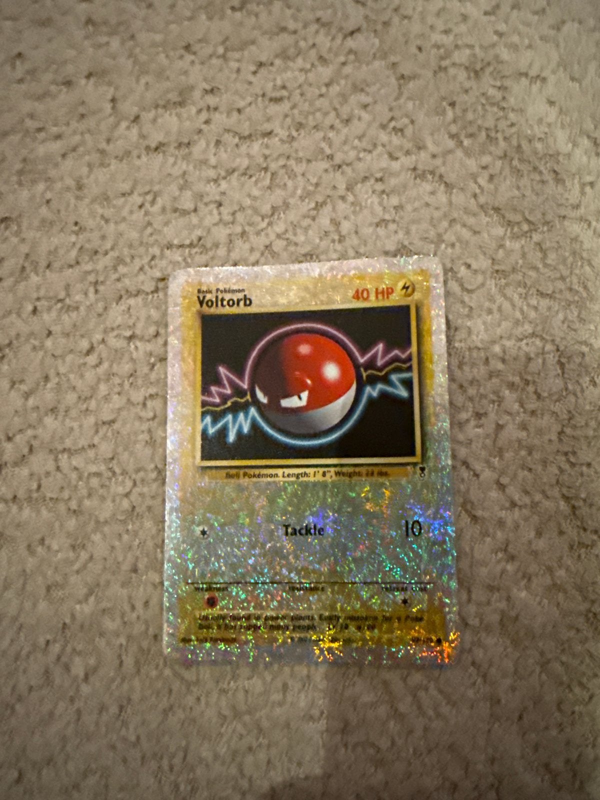 Pokémon Kaart: Voltorb Reverse Holo - Zeldzaam!, Ophalen of Verzenden, Zo goed als nieuw, Losse kaart, Foil