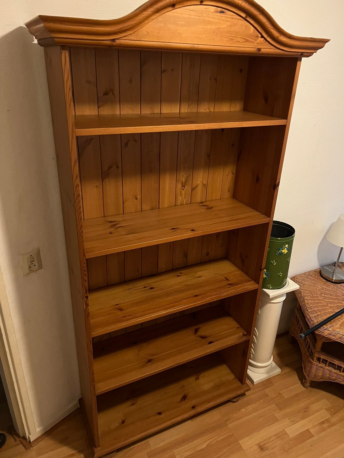 Te Koop : Grenen Boekenkast Boeken Kast Hout Legplanken, Huis en Inrichting, Kasten | Boekenkasten, Ophalen, Met plank(en), Gebruikt