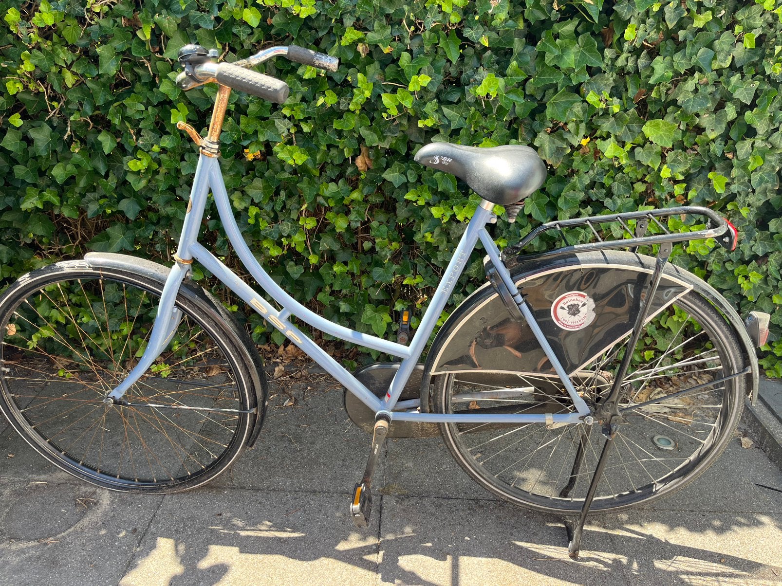 Fiets damesfiets omafiets BSP, Fietsen en Brommers, 53 tot 56 cm, Ophalen, Gebruikt, Terugtraprem
