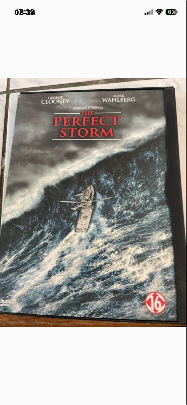 The Perfect Storm DVD - Actiethriller met George Clooney, Vanaf 16 jaar, Nederlands, Actiethriller, Ophalen of Verzenden