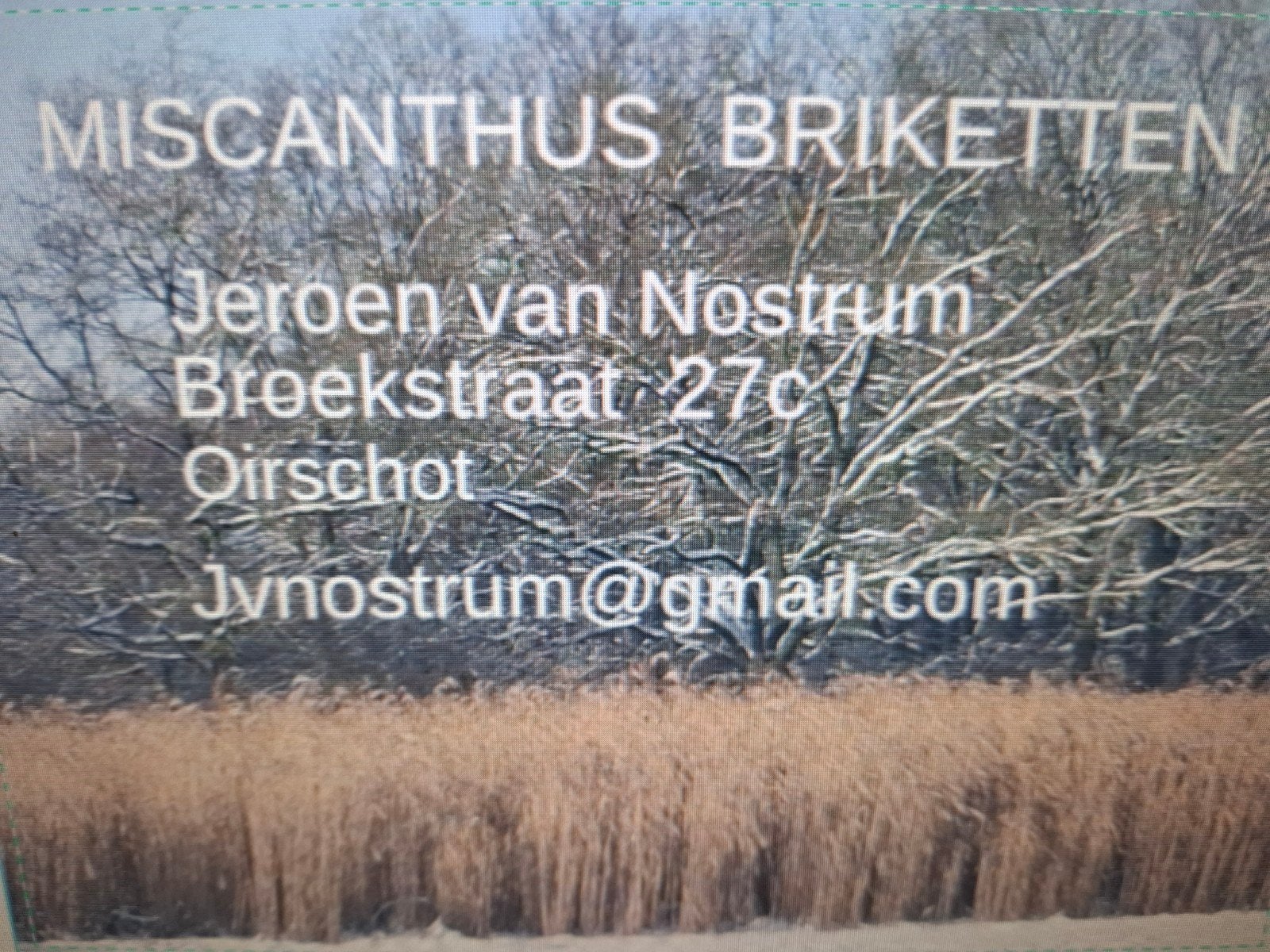 Miscanthus Briketten - Duurzame Brandstof, Minder dan 3 m³, Ophalen, Overige houtsoorten, Blokken