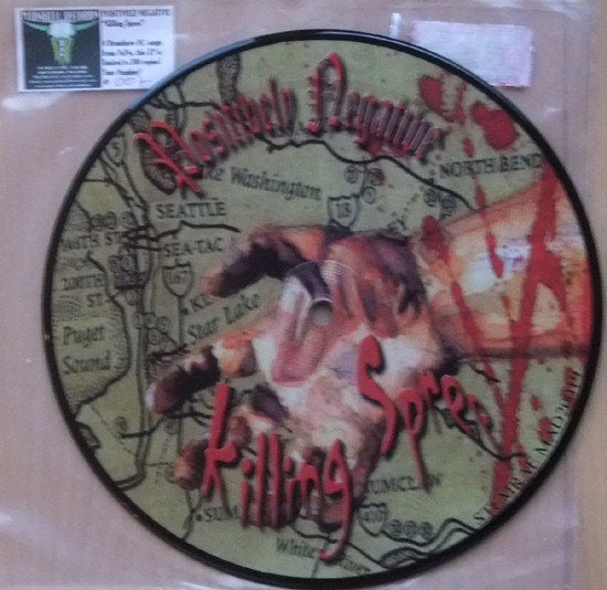 Positively Negative – Killing Spree, Cd's en Dvd's, Vinyl Singles, 7 inch, Ophalen of Verzenden, Zo goed als nieuw, Pop