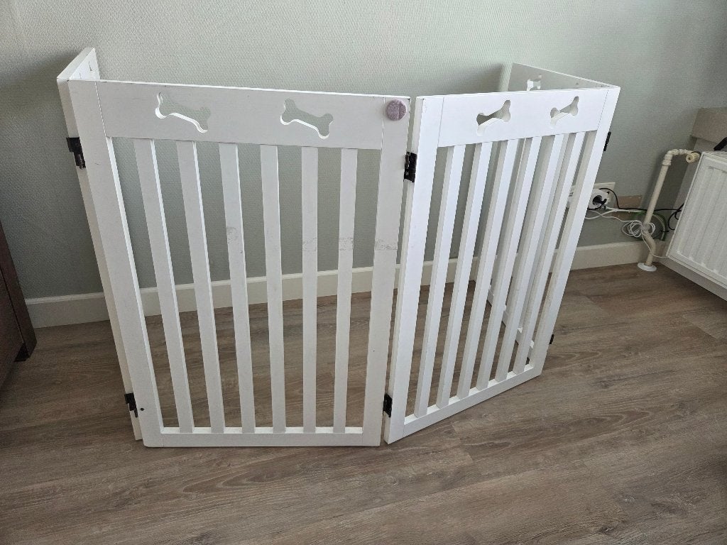 4-delige houten honden-ren / -rek / -bench, Ophalen, Gebruikt