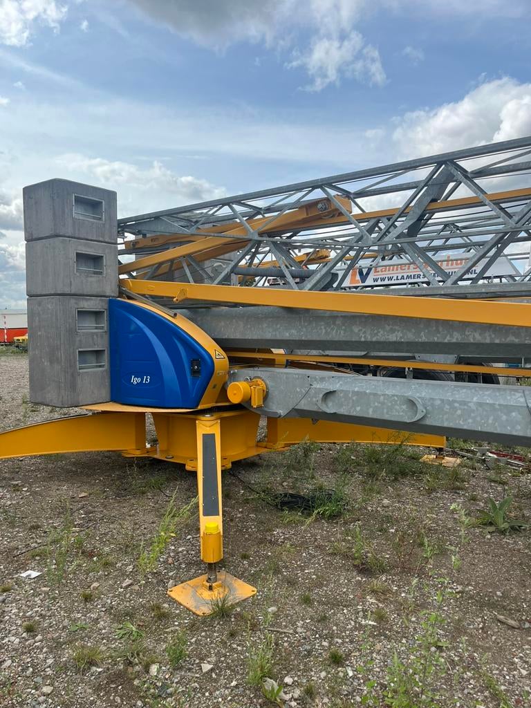 2x potain igo 13 20m snelmontagekraan 10 ton meter bouwkraan, Ophalen of Verzenden, Zo goed als nieuw