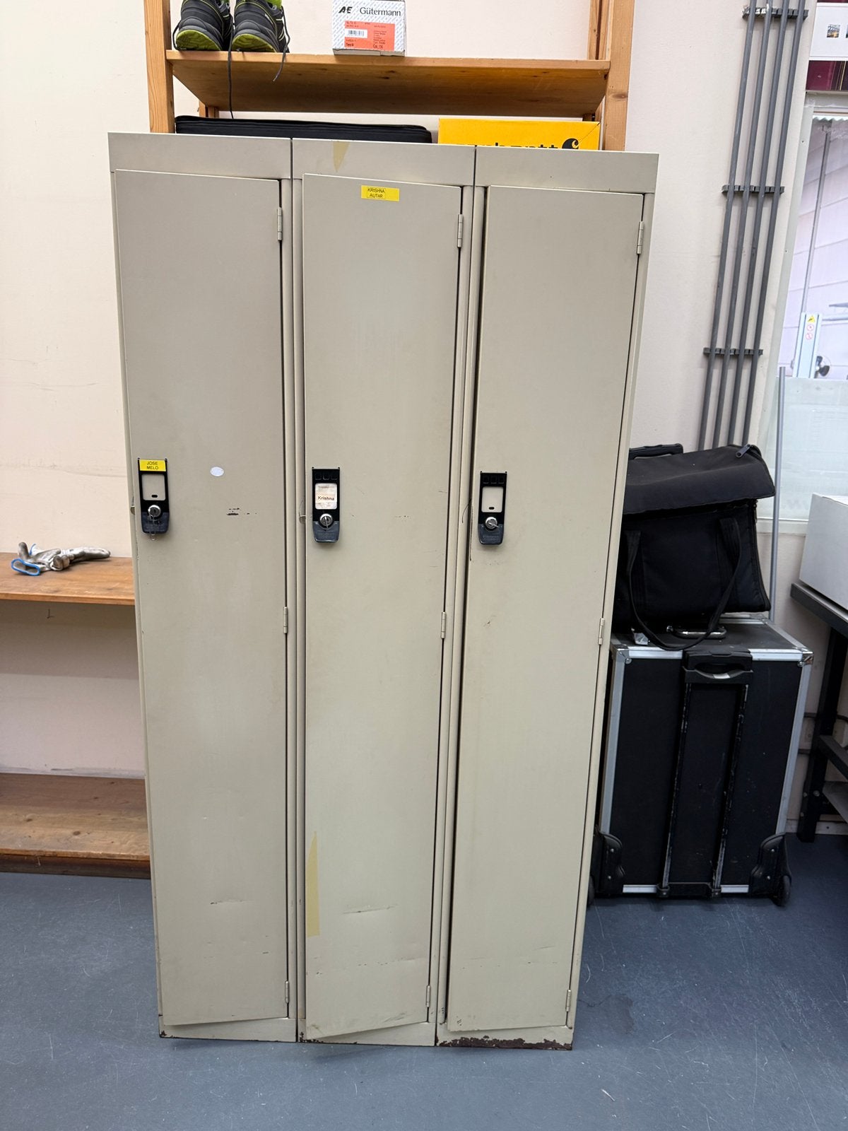 Vintage orginele lockerkast, Ophalen, Gebruikt
