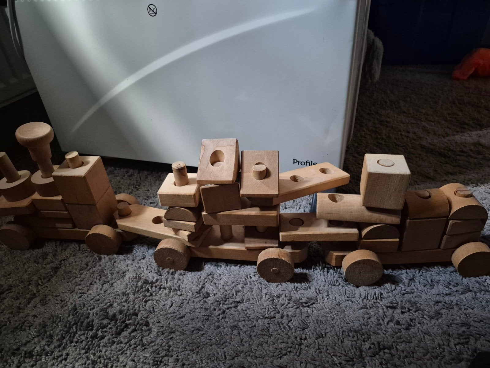 Houten puzzel trein, Ophalen of Verzenden, Overige typen