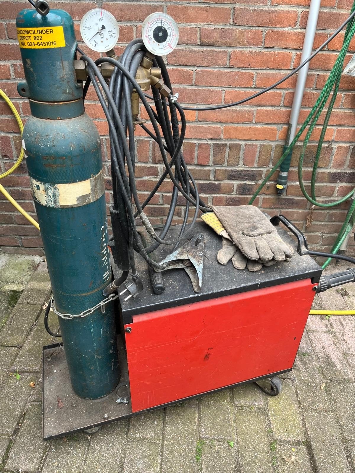 Lasapparaat helemaal compleet. Zonder kap, Doe-het-zelf en Verbouw, Gereedschap | Lasapparaten, Ophalen of Verzenden