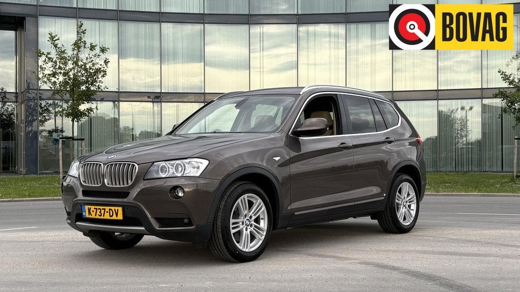 BMW X3 xDrive35i High Executive Handelsprijs motorlampje bra, Auto's, BMW, Automaat, Gebruikt, Beige, Bedrijf