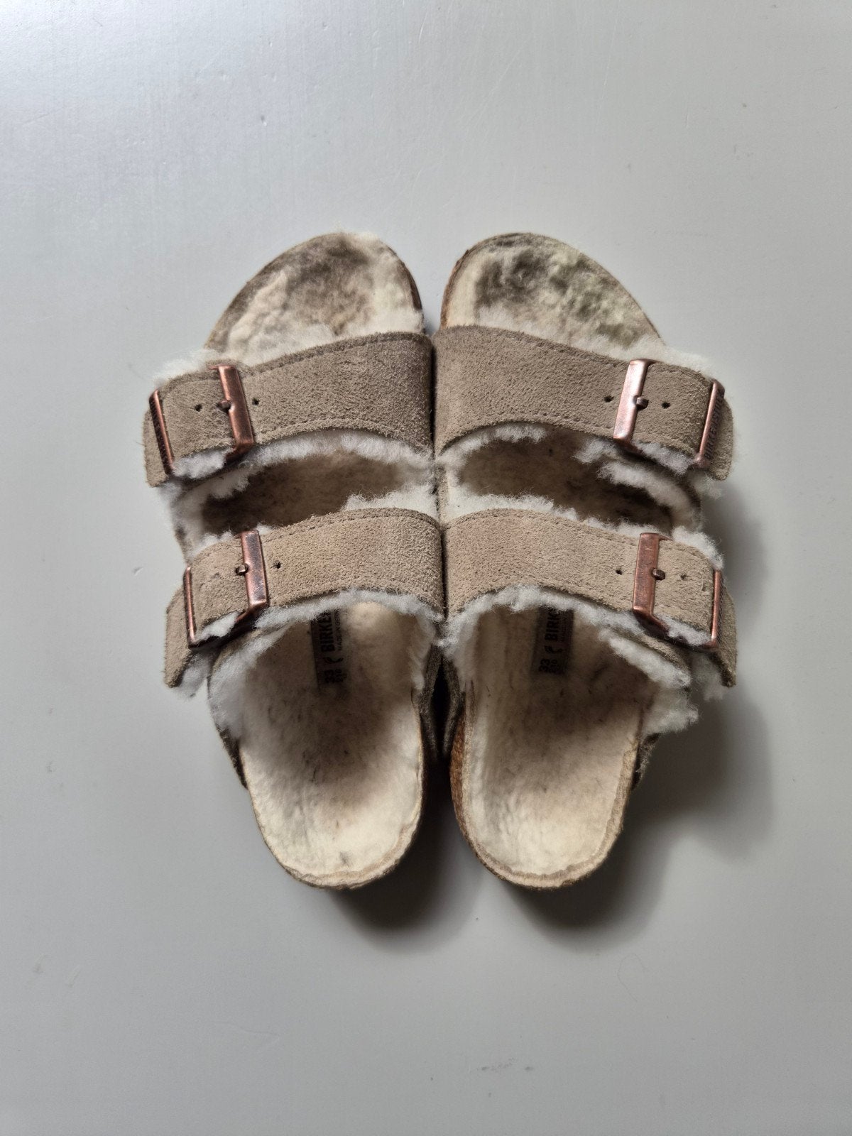 Birckenstock Arizona shearling maat 33, Gebruikt, Jongen of Meisje, Overige typen, Ophalen of Verzenden