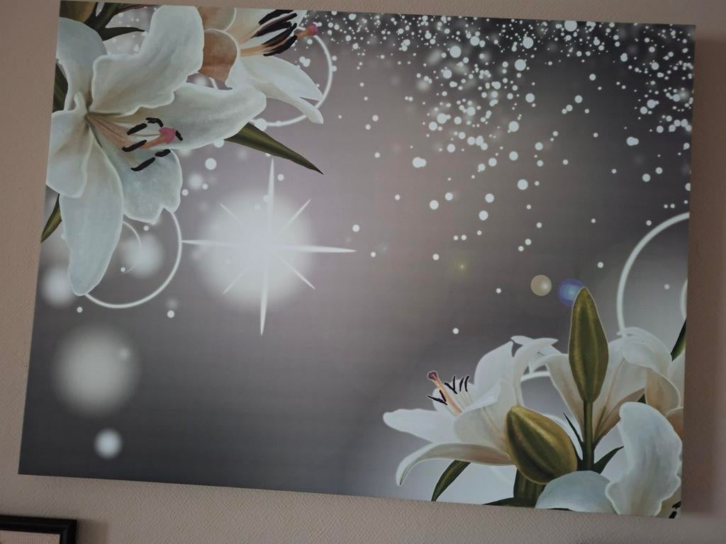 Schilderij met orchidee'en, Ophalen