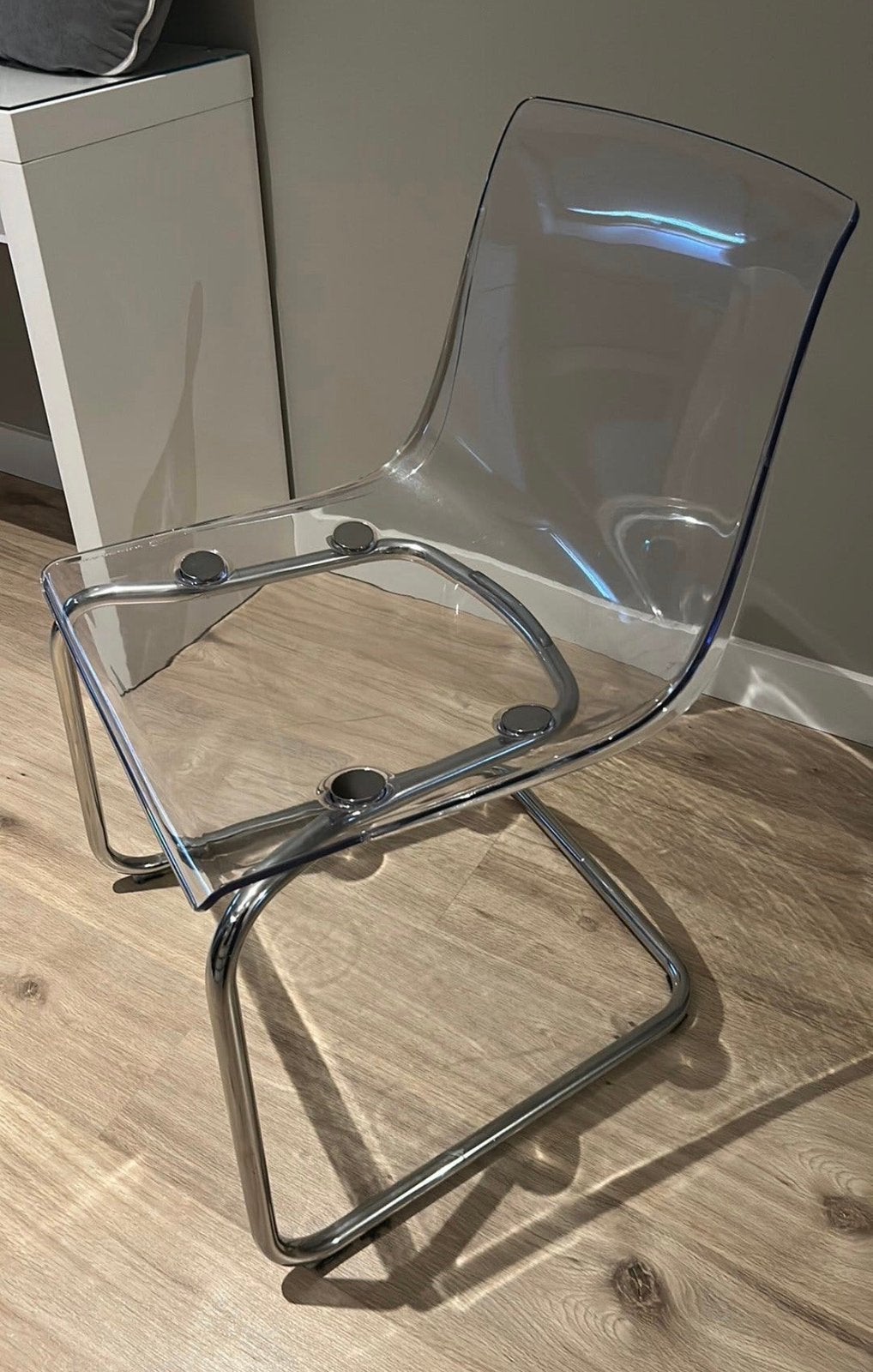 4 Eetkamerstoelen Tobias Ikea, Huis en Inrichting, Stoelen, Ophalen of Verzenden, Zo goed als nieuw, Vier