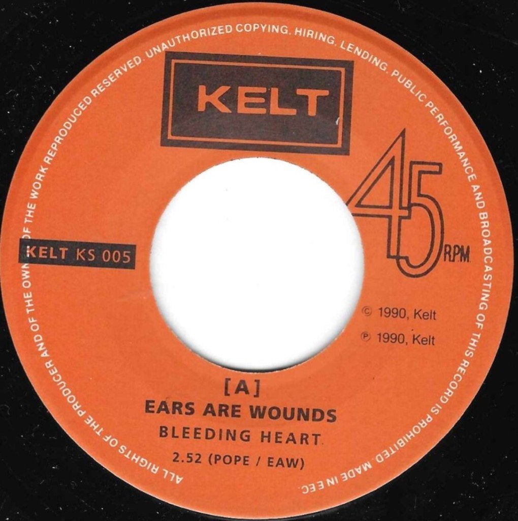 ears are wounds / bleeding heart - alt/indie/punk/nederpunk, Verzenden, Gebruikt, 7 inch, Rock en Metal