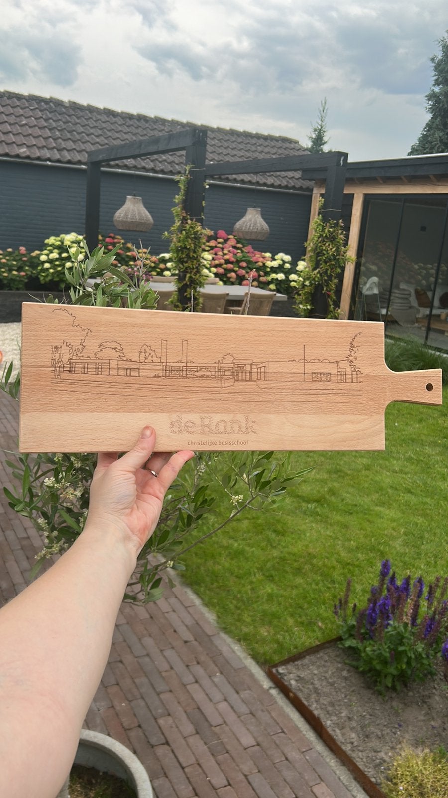 Gegraveerde borrelplanken, Ophalen of Verzenden, Nieuw, Feestartikel
